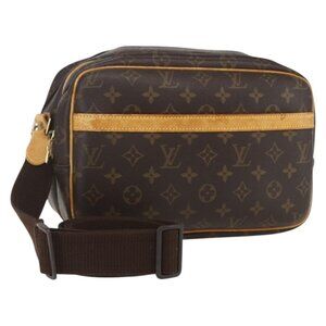 Authentic LOUIS VUITTON Monogram Reporter PM Shoulder Bag M45254 LV